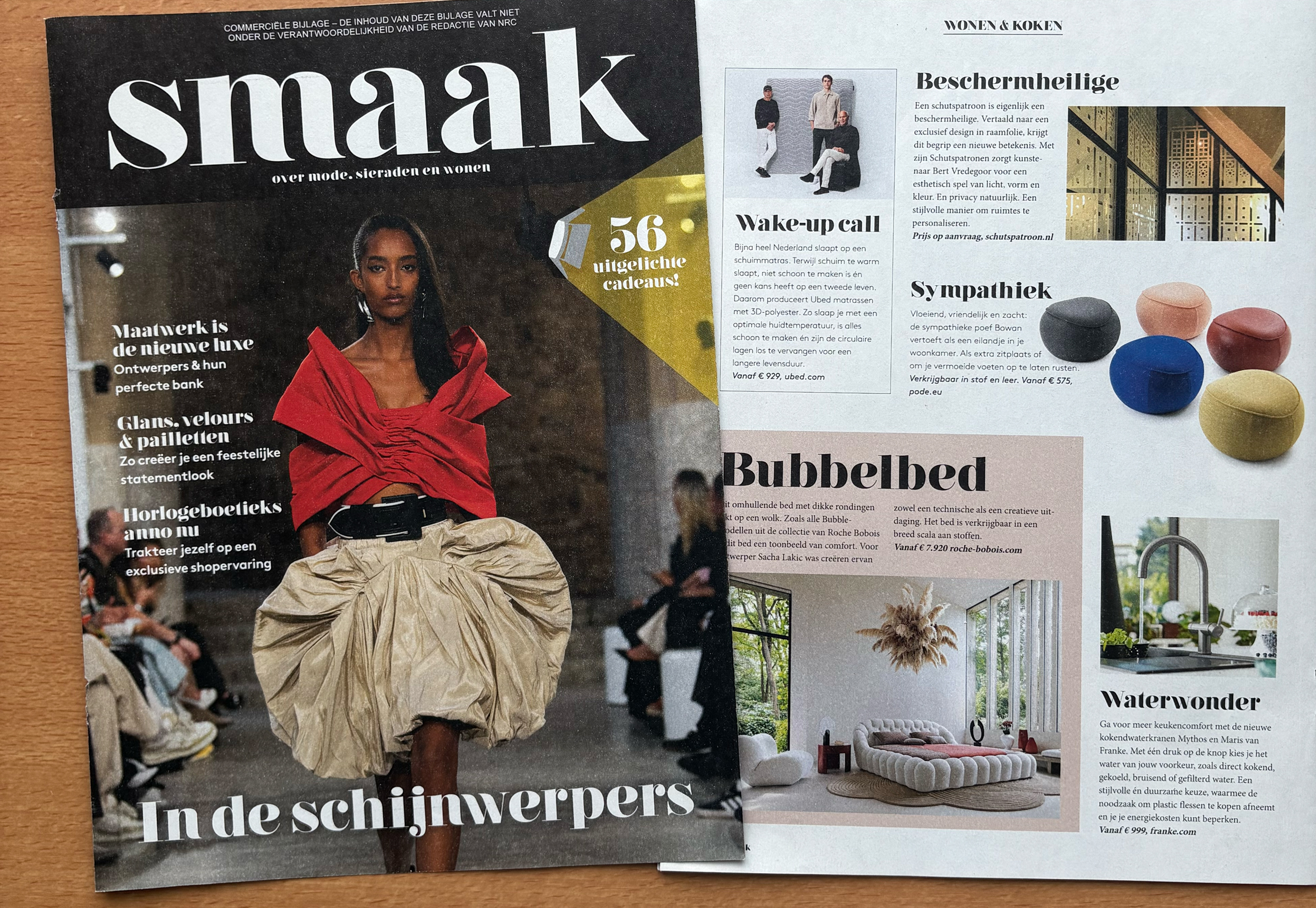 Item over Schutspatronen in bijlage SMAAK van NRC